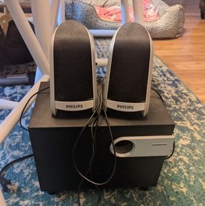 Philips Speaker and Subwoofer Set